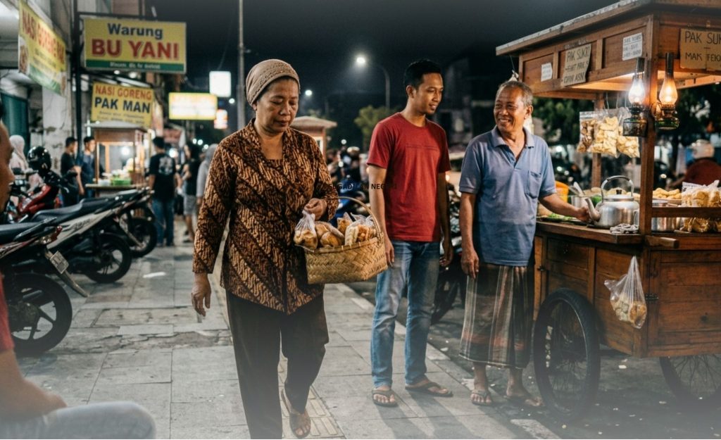 Ibu Penjual kue
